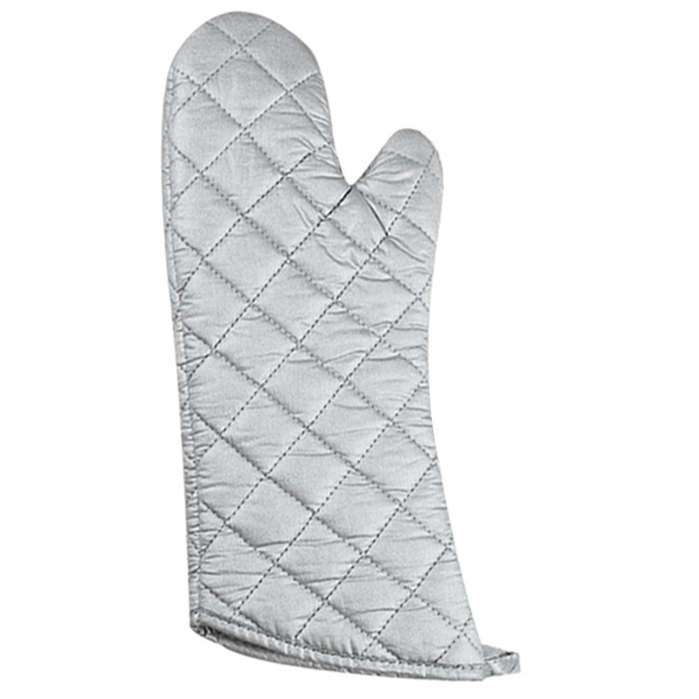 

Heat Insulation Gloves Kitchen Cotton Silver Coated Thickened High Temperature Resistant Gloves Anti-scalding Baking Oven Gloves
