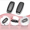Key Fob Cover Case For Nissan Pathfinder Rogue Accessories | Fits -2025 Sentra, Kicks, Versa | Soft TPU Protector For 5-Button Remote With Keychain -
