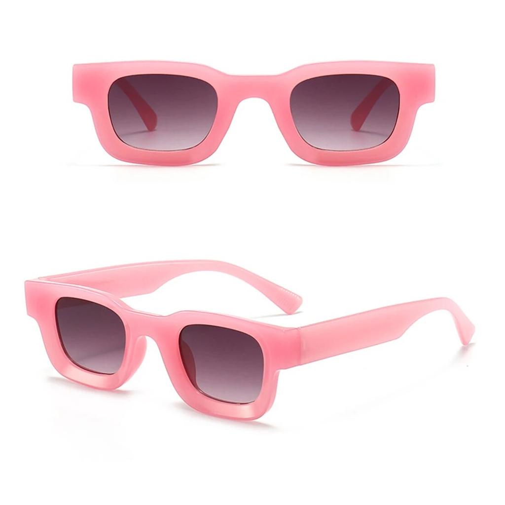 Hip Hop Personality Sunglasses Women Men Trendy Rectangular Sunglasses Eyewear Summer Sun Protection Uv400 For Outdoor