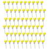 60 Pcs Foam Mushroom Miniatures Colorful Tiny Mushroom Figurines Miniature Mushroom Stakes