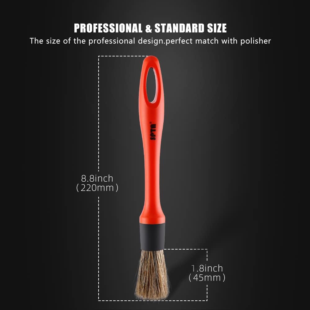 Набор кистей для детализации 5 разных размеров из натуральных волос премиум-класса — фото 6