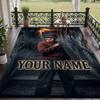 Custom Text A Nightmare On Elm Street Freddy Krueger Pattern Floor Rug Soft Indoor Carpet Mat Living Room Bedroom