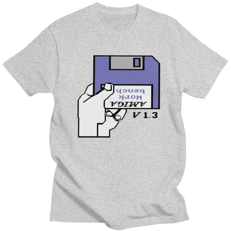 Custom Commodore C64 Game T Shirts Men Pure Cotton Tees Tshirt Clothes