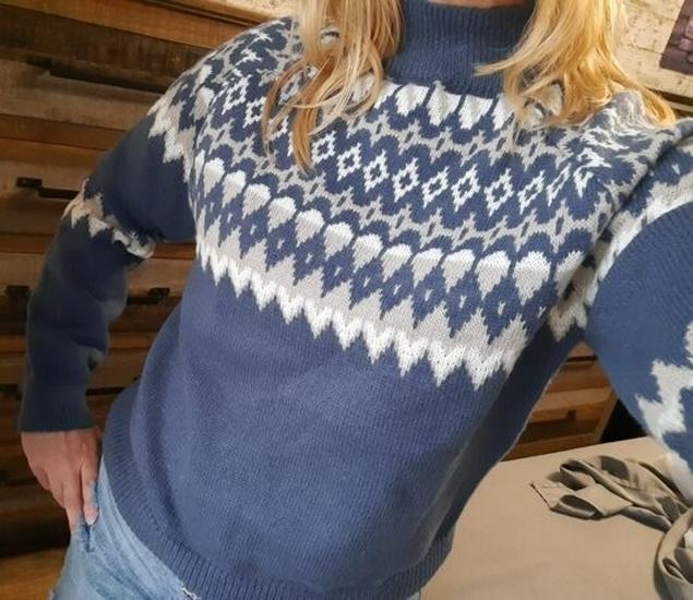 European Style High Neck Jacquard Sweater - Women's Autumn/Winter 2025 Fashion Long Sleeve Knitwear