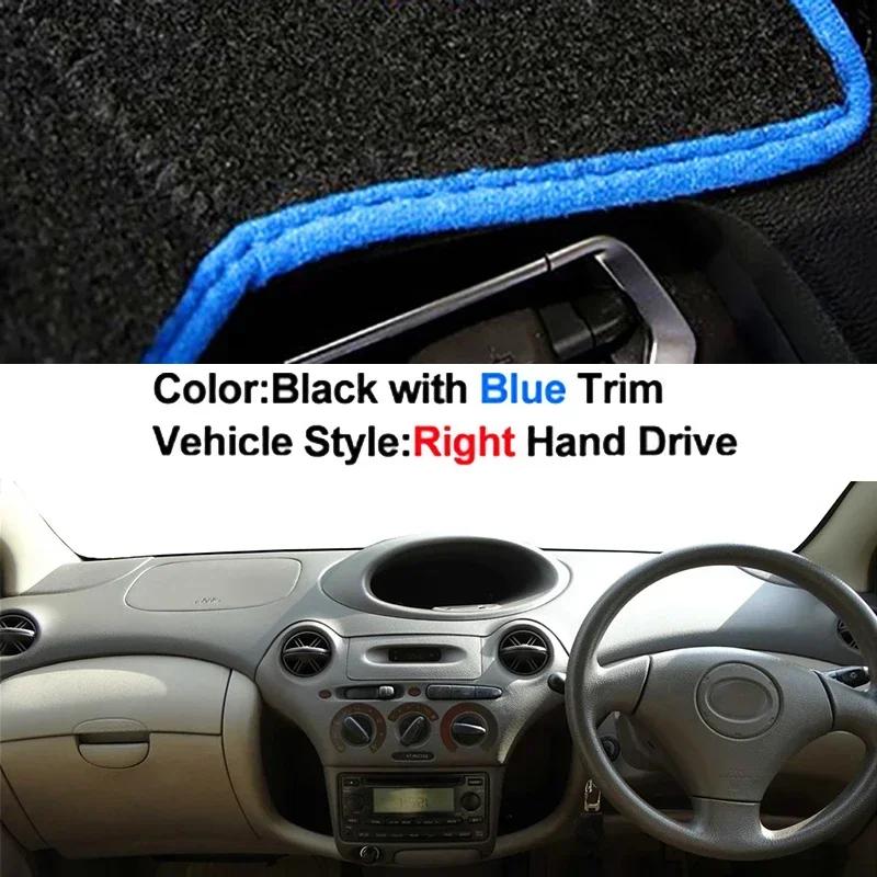 Car Dashboard Cover Non slip pad For Toyota Vitz Yaris Platz 1999 - 2005 Car Dash Mat Sun Shade Pad Anti-UV Cushion 2000 - 2004