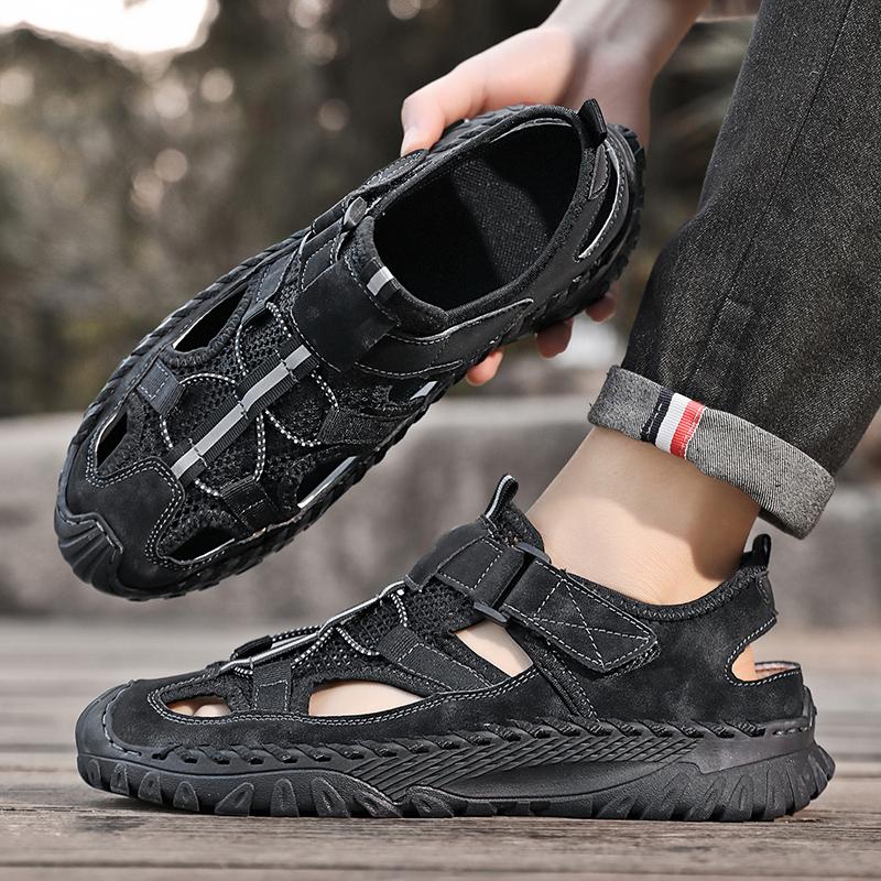 New Men's Sandals Summer Breathable Mesh Sandals Men Outdoor