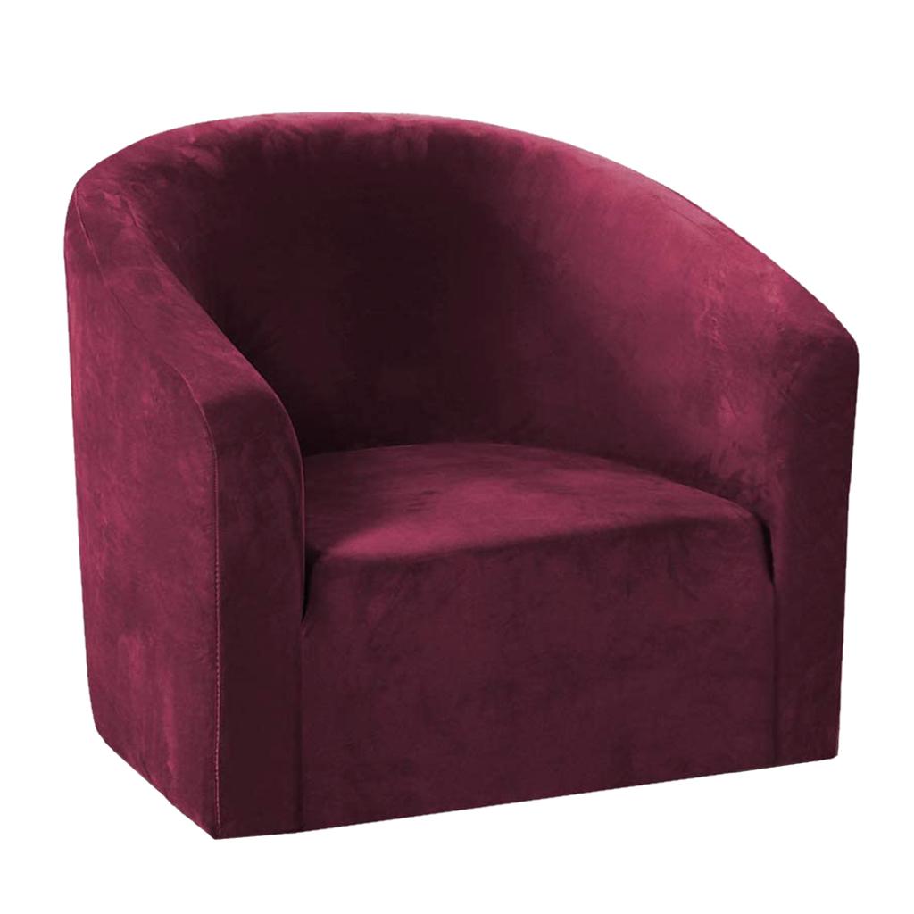 

Various Colors Stretch Velvet Chair Sofa Slipcover – Non Slip Soft Couch Sofa вино красного