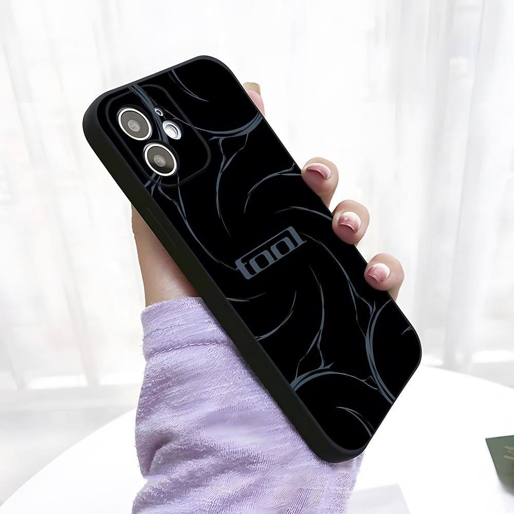 

Tool Band Rock Phone Case For IPhone 17 Pro Max 15 Pro 16 14 Plus 12 13 Mini 11 Pro Shockproof Soft Cover iPhone16Pro