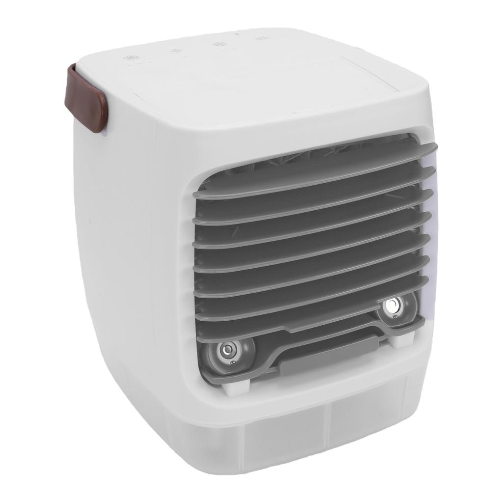 Desktop Air Conditioner Fan USB Charging Cooling Humidifier Night Light Fan for Offices Bedroom Camping