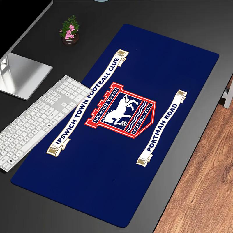 Ipswich FC Crest Mouse Pad, Rubber Base, Mouse Pad for Gamers and Office Use, Gaming Desk , Easy To Clean Mat Christmas fan gifts