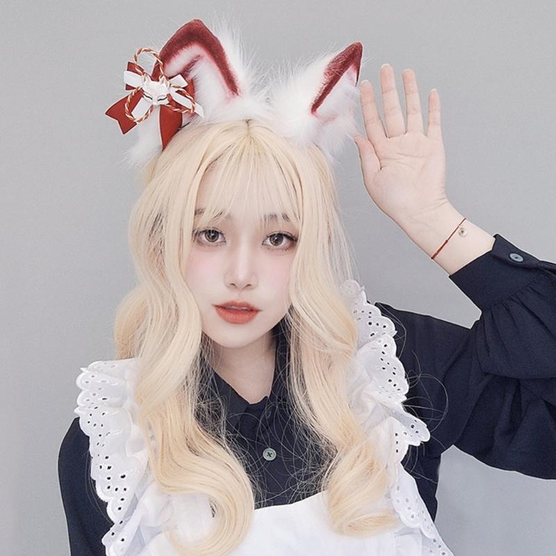 Halloween Cats Ear Hair Hoop Cute Girls Live Broadcast Cosplay Party Headwear