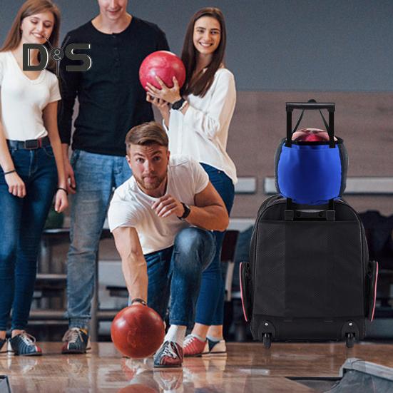 Bowling Mesh Bag Single Ball Tote Bag with Handle Bowling Ball Holder Sports Equipment Storage Net Bag for Gym Outdoor