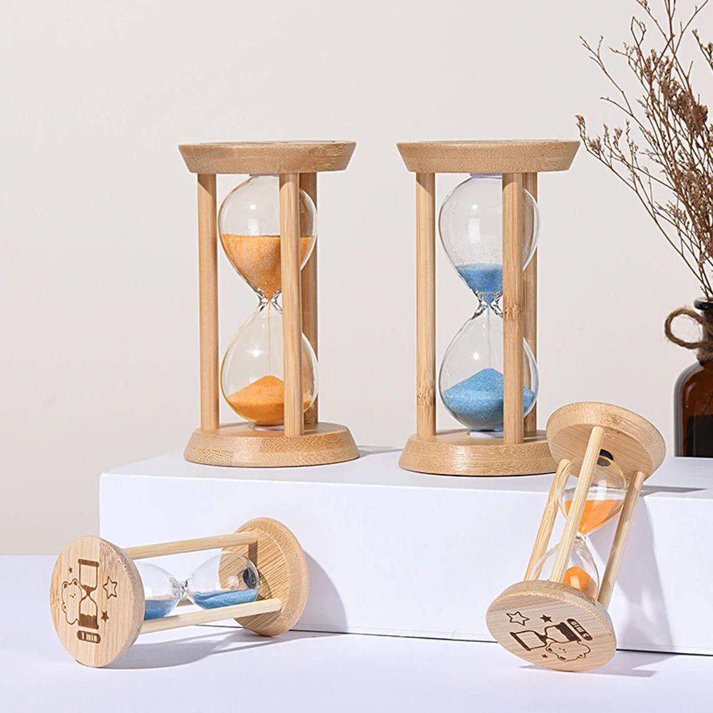 1PCS 3/5/10/15/30 Minutes Colorful Hourglass Sandglass Children Kid Gift Toy Sand Timer Hour Glass Home Decoration Sand Clock