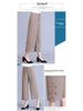 Flowy Chiffon Wide-Leg Pants for Middle-Aged Women - High-Waisted, Nine-Point, Casual Summer Wear