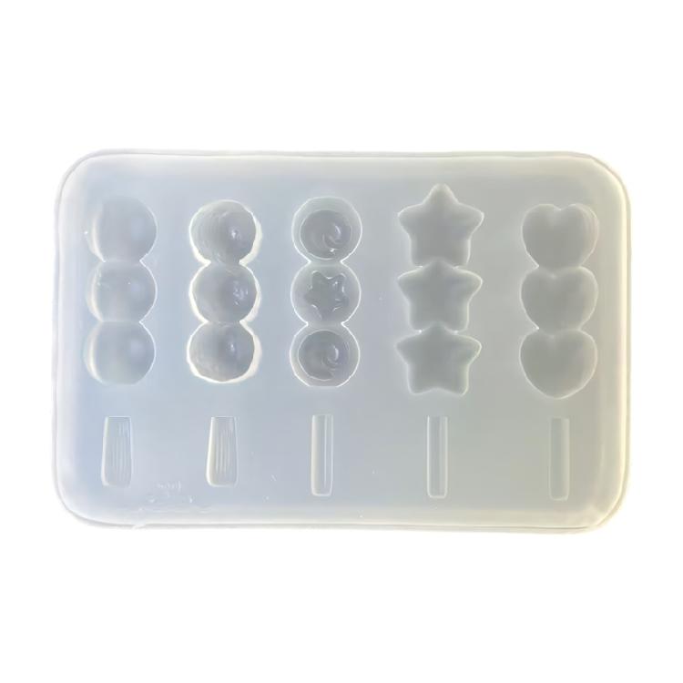 Easy To Clean Flexible Silicone Sphere Mold Baking Decoration Molds For Unique Resin Keychains And Ornaments