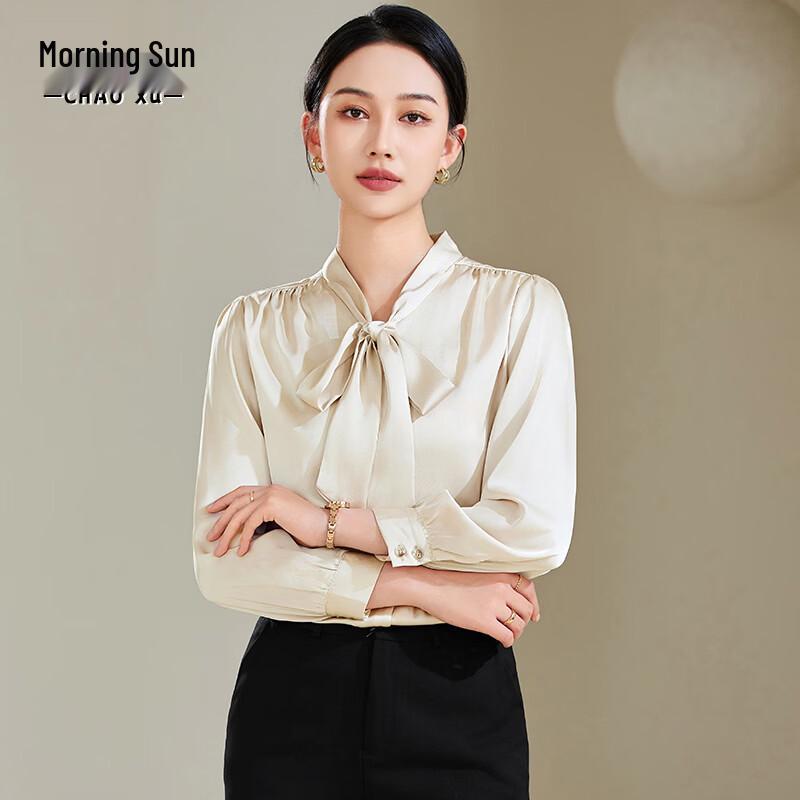 

Women s V-Neck Long Sleeve Professional Blouse XL