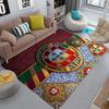 Portuguese Heritage Royal Symbols Carpet Living Room and Bedroom Mats Floor Mats Protective Pad Art Christmas Gifts