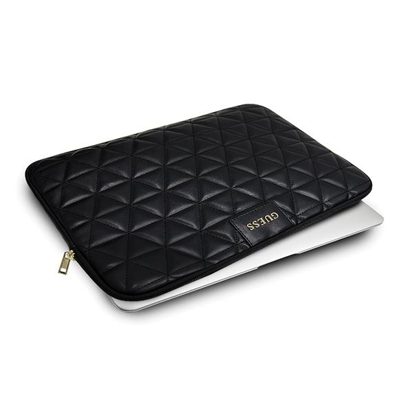 Pokrowiec do laptopa 13" Guess Quilted Czarny
