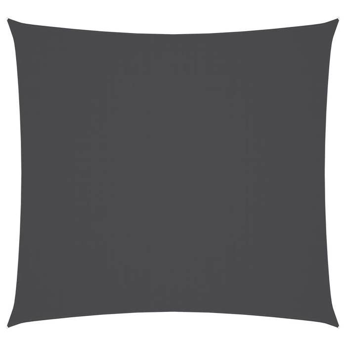 Parasol carré - Maison Exclusive - Tissu Oxford PU - 5 x 5 m - Anthracite