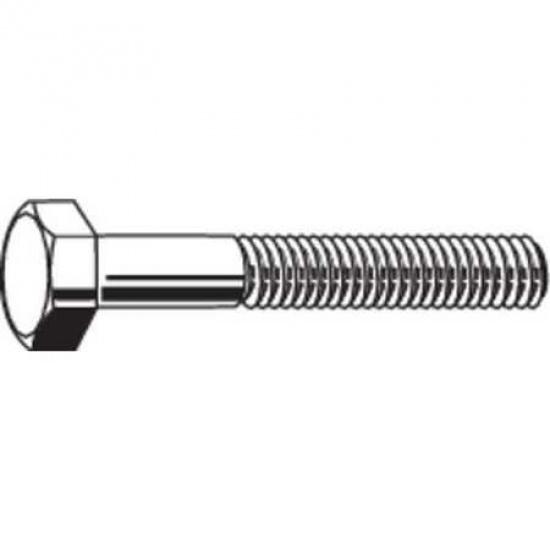 3/8 -16 x 4-1/2  Grade 18-8 (304) Plain Hex Head Cap Screw, 10 pk.