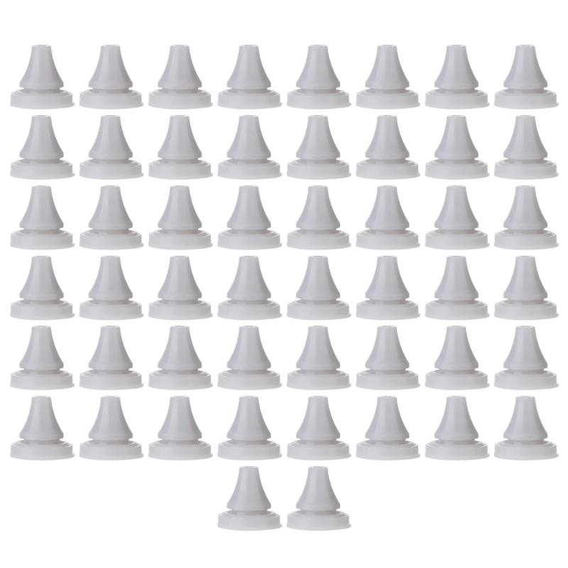 50Pcs Shower Head Replacement Nozzles Sprays Hole Round Tip Shower Head Silicone Nozzle Sprinkler Easy To Install