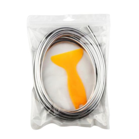 Moulding Trim Super Elasticity Direct Replacement Wear-resistant Electroplating Flexible Decorate Waterproof DIY Car Interior Moulding Trim Decorative