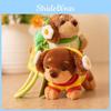 Cute Dachshund Plush Toy With Pp Cotton Filling For Bag Pendant And Collection
