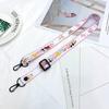 Oblique Span Mobile Phone Lanyard Adjustable Cartoon Silicone Change Bag Lanyard Card Sleeve Record Label Lanyard Lanyard