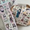 35Cm Cute Tape For Scrapbooking Cute Cartoon Sticker Roll Girls' Daily Life Diy Mobile Phone Luggage Motorcycle Notebook