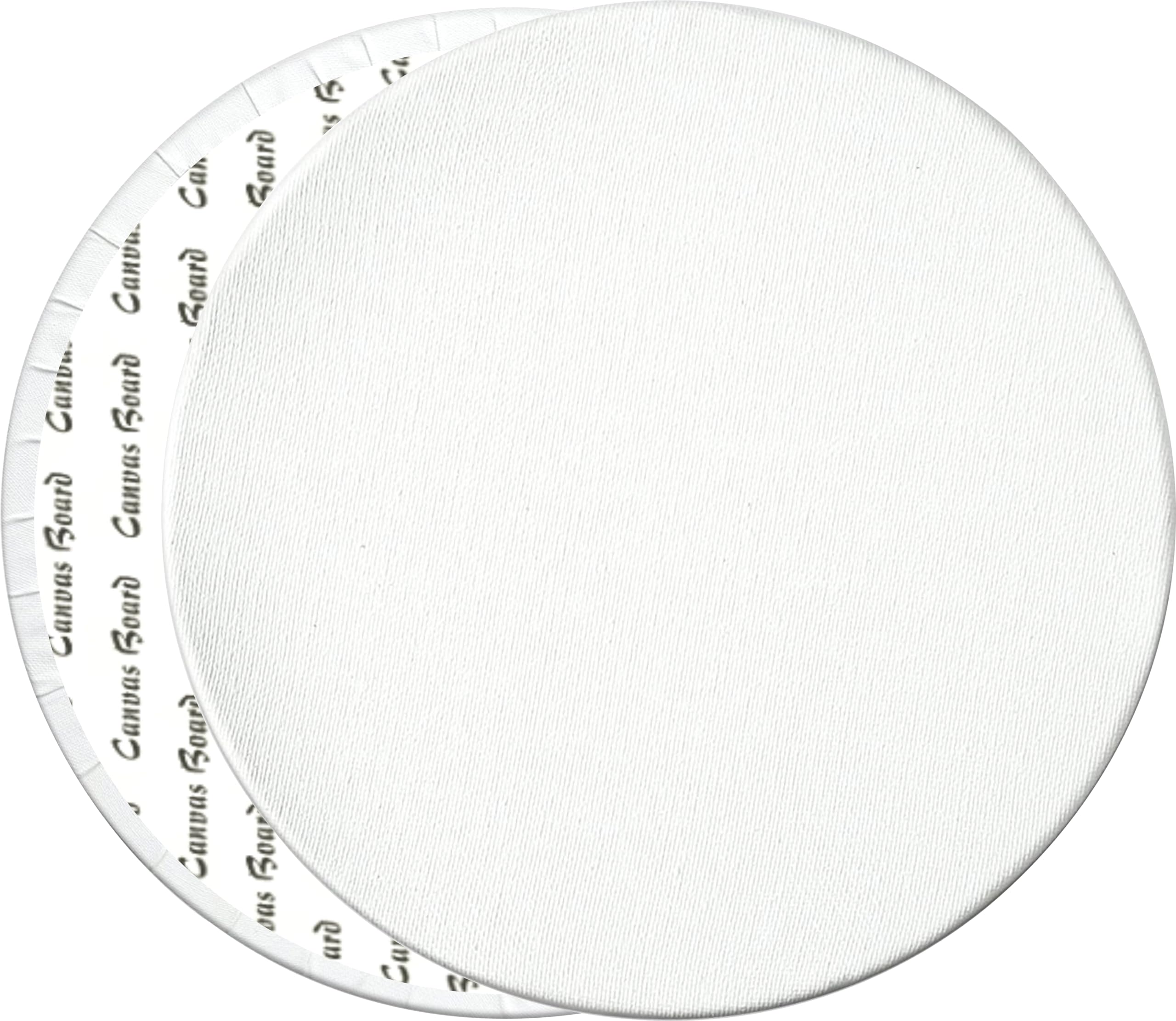 

Variety Canvas Round Canvas Panel [10 Inch ] Artist Grade 5Oz Primed Triple Layer (10 ) Pack Of 2 10 белый