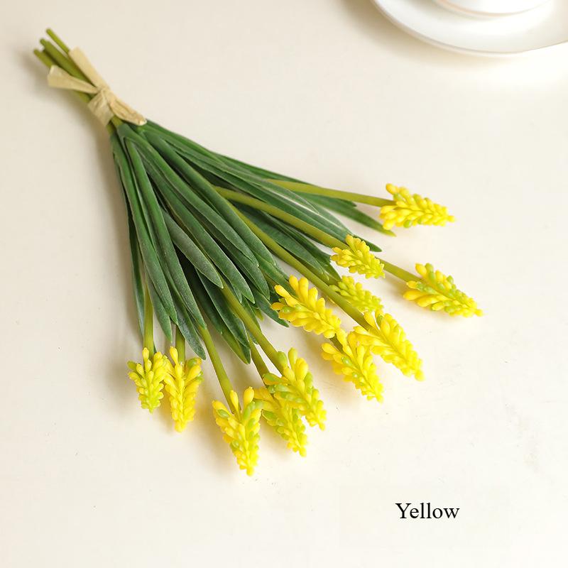 11IN Artificial Grape Hyacinth Flowers for Wedding Home Decor Floral Arrangement Photography Prop