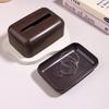 1Pc Retro Imitation Wood Tissue Box Living Room Paper Box Table Desktop Storage Bathroom Home Decoration Tissue Case