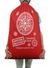 Printtoo 2 Pcs Santa Gift Sack for Kids Presents Xmas Bag Christmas Sack Personalized Bags 27x20 Inch