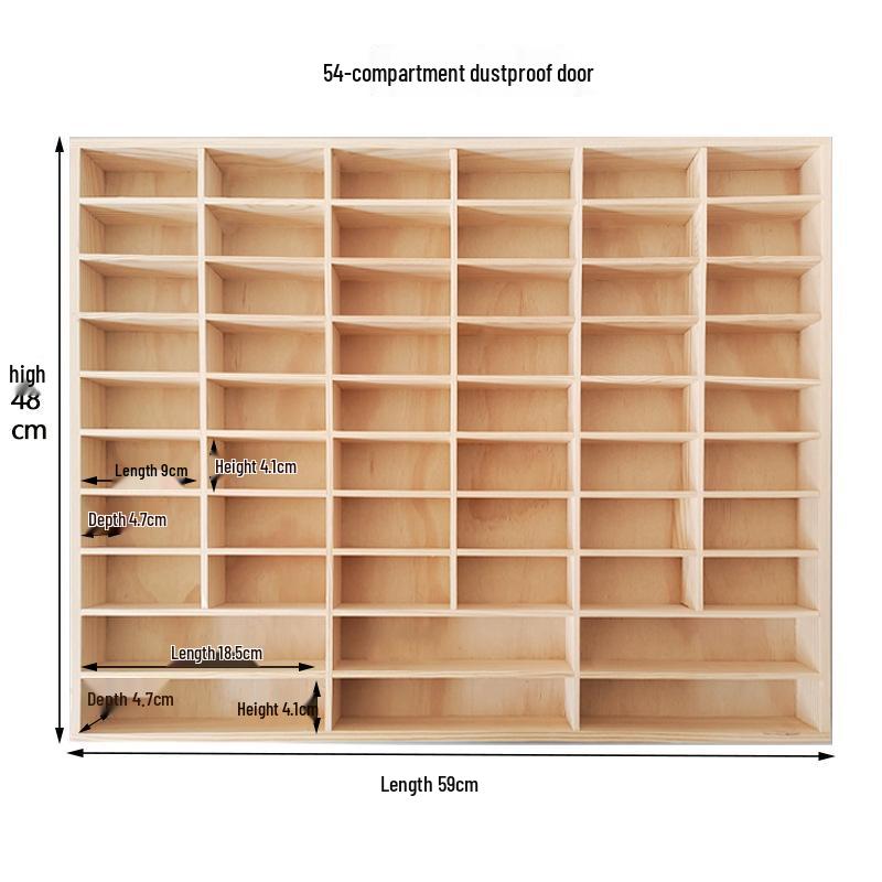 Diecast Car Model Display Rack for Tomica & Hot Wheels - Wall-Mounted Storage Cabinet for Toy Cars