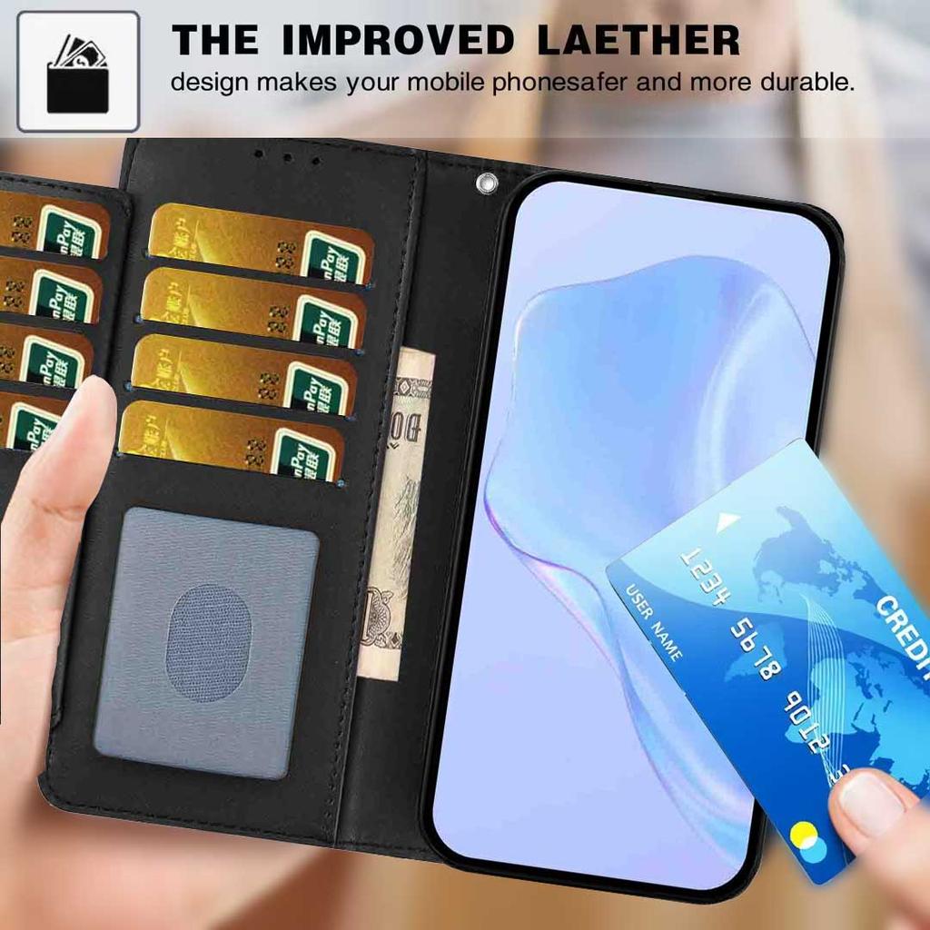 For Honor 400 Lite 5G Wallet Case with Strap/Multiple Card Slots Solid Color Leather Stand Phone Cover