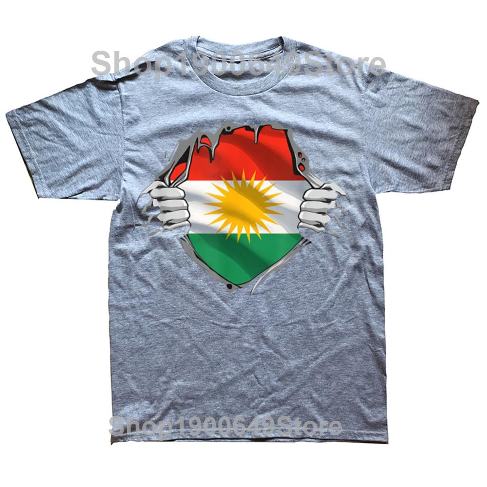 Vtipná Kurdistánská Kurdská Kurdové Vlajka Trička Pánská Dámská Móda Neformální Oversized Tričko 100% Bavlna Volný Styl Tričko