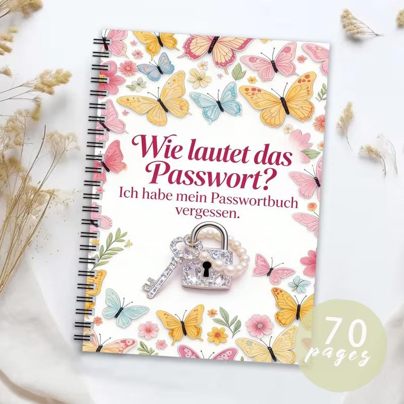 2026 codebook password book combination of flower and lock