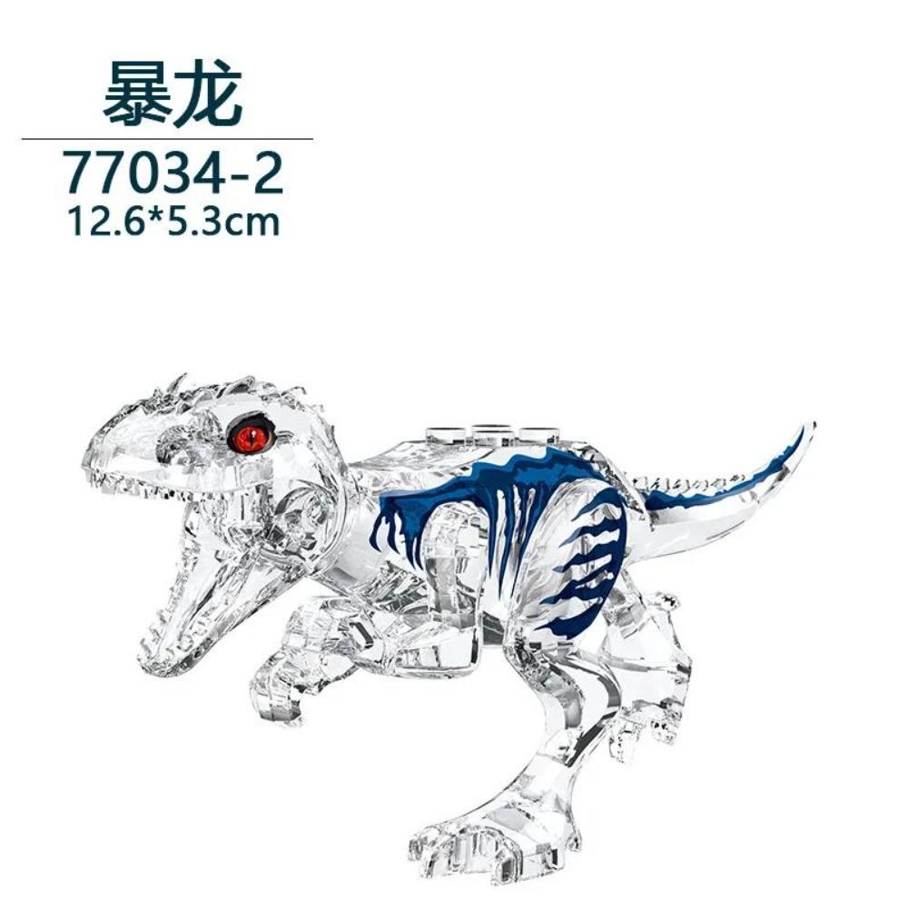 Dinosaur Jurassic World Tyrannosaurus Rex Velociraptor Tyrannosaurus Building Blocks Animal Toys Building Blocks Children's Gift