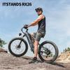BURCHDA RX26 Elektrofahrrad 1500W Spitzenleistung 48V 20Ah Doppelfederung Fat Tire E-Bike Hydraulische Bremsen 26" Schneeberg Off-Road 70KM Reichweite