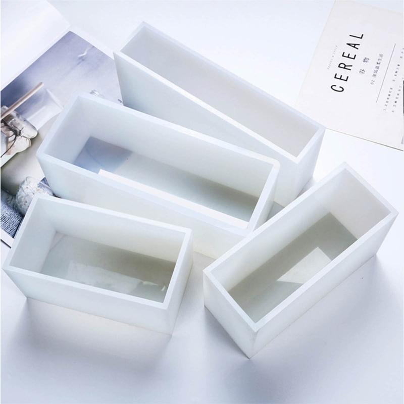 Square Round Rectangle Mould Geometric Decorative Ornament Decors Silicone Mold