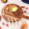 6 Pcs Fondue Fork Grilling Set Muddler Reusable Fruit Forks Bbq Fork Dipping Plastic/Wood + Stainless Steel For Cocktails Set
