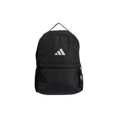 Mochila com Zíper e Logo Poliéster Reciclado Mochila Unissex Preto Linho-Verde IP2254