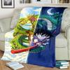 Dragon Ball! Blanket Flannel Soft Warm Print for Bedrooms, Sofas, Beds, Chairs, Picnics, Travel