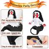 Dog Ghost Saddle Costume Halloween Dress-Up Pet Costumes Dog Halloween Cosplay Pet Ghost Riding Outfit Stylish Novelty Halloween