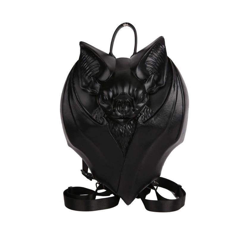 Funny Goth-punk Creative Bat One-shoulder Cross-body Bag Niche Halloween Personalized Backpack