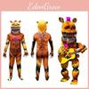 Five Nights At Freddy's Halloweenský kostým pro děti Jednodílný oblek Měkký a pohodlný materiál z mléčného hedvábí Ideální pro Cosplay večírky
