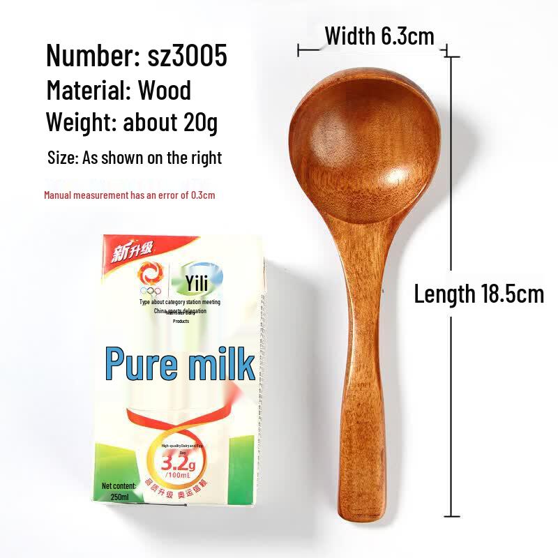 Japanese Style Long Handle Wooden Soup Ladle