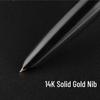 HERO 100 Fountain Pen with 14K Gold Nib and Half-Steel Sleeve in Engravable Gift Box - Ideal for Graduation or Commemorative Gifts.