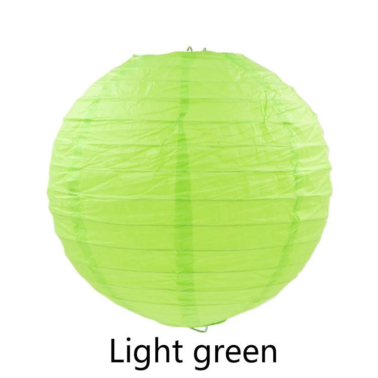 סיני/יפני עגול מנייר פנס יום הולדת חתונה עיצוב מתנת יום הולדת מלאכת יד DIY lampion אספקת כדור פנס תלוי לבן