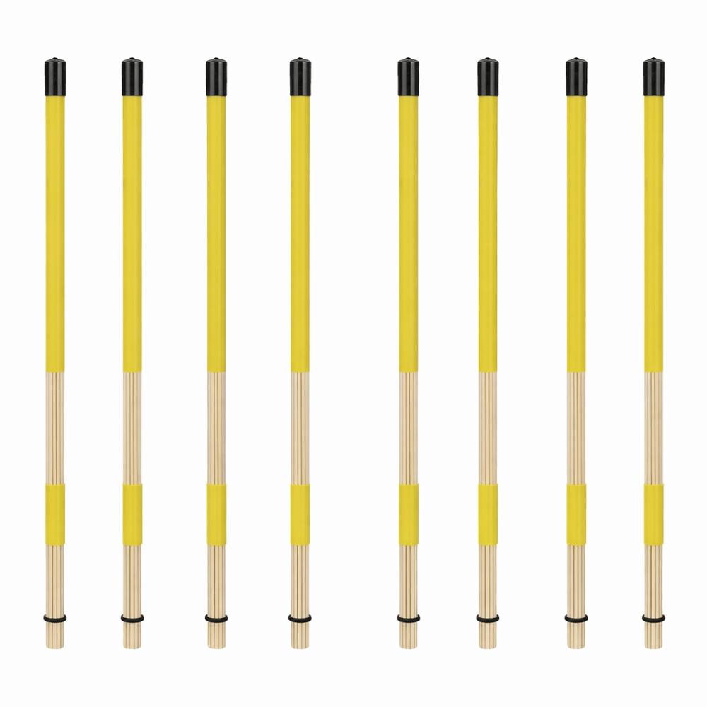 

4pairs Bundle Wood Drumsticks Wood Jazz Drum Sticks fashion Drumsticks Jazz Music жовтий